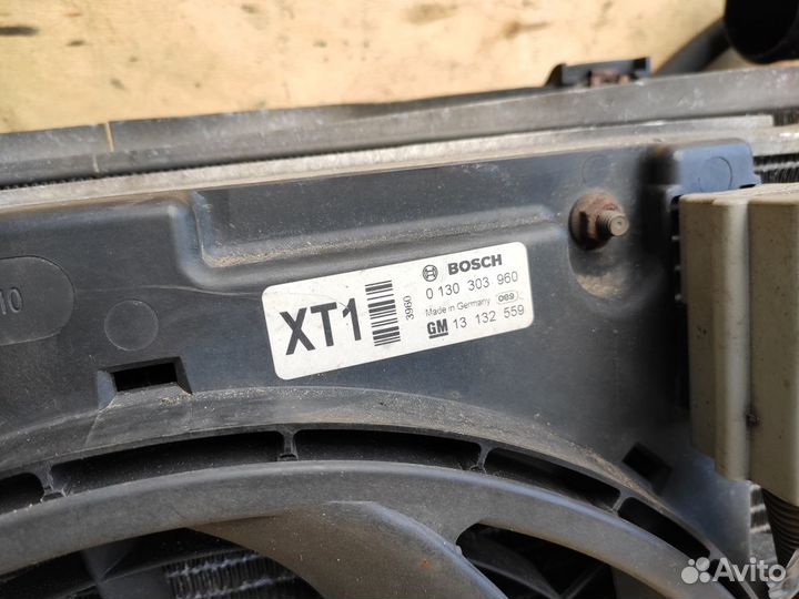 Кассета радиаторов Z17DTR Z17DTJ Astra H Zafira B