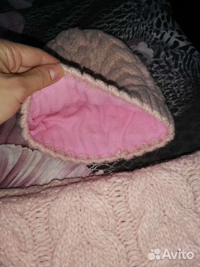 Комплект шапка и снуд