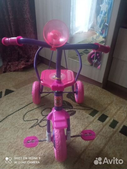 Детский трехколесный велосипед бу