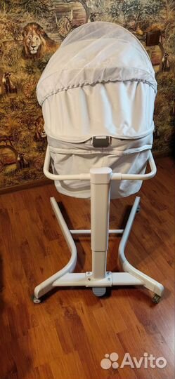 Детская люлька колыбель на колесах