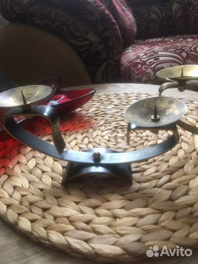 Подсвечник двойной СССР