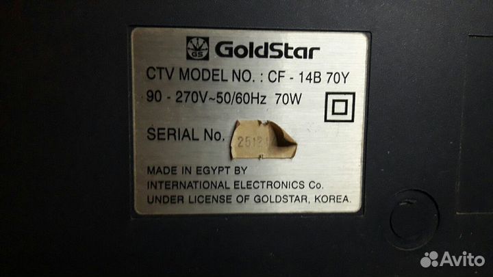 Телевизор GoldStar