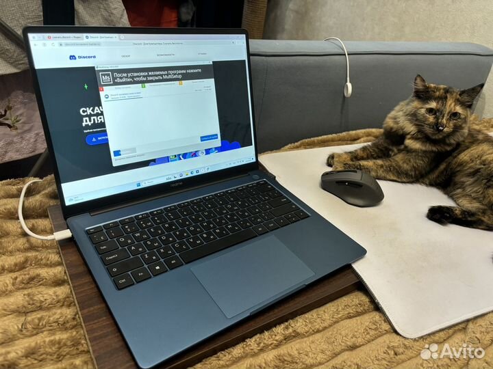 Ноутбук realme book 14 на гарантии (2K монитор)