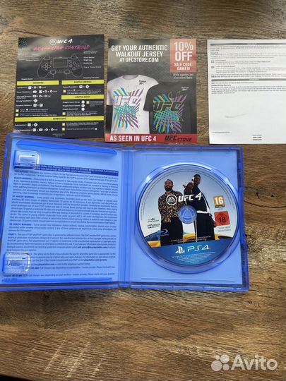 Диски на ps4 ufc 4