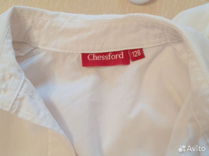Рубашки школьные 128р, 2 шт