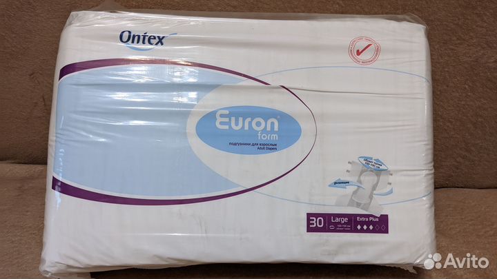 Подгузники для взрослых Ontex Large Extra Plus