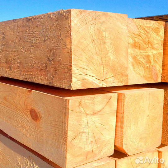 Натуральный брус 150х200х6000мм, гост