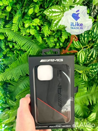 Чехол AMG для iPhone 14 Pro Max Black (1738)