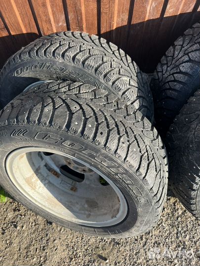 Комплект ины диски r15 Разболтовка Нива, Волга