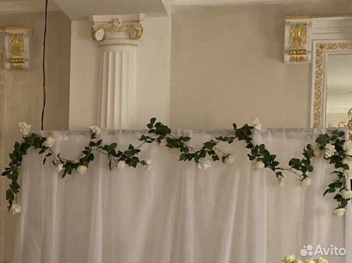 Искусственные цветы, свадебный декор