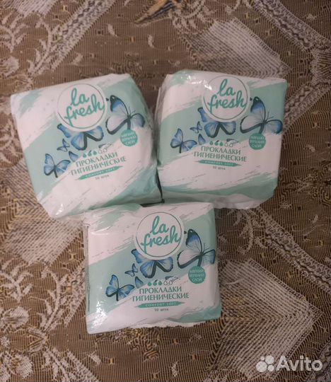 Новые прокладки pupi, lafresh, тампоны ola