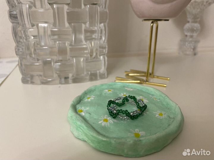 Колечко из бисера