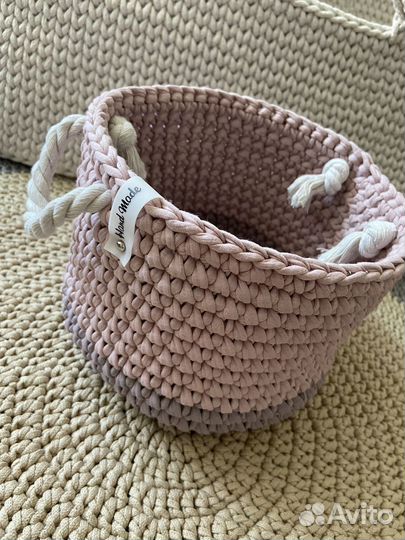Плетеные корзинки для хранения