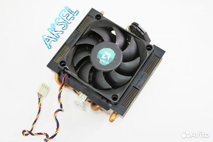 Кулер AMD 4 pin 4 трубки для компьютера