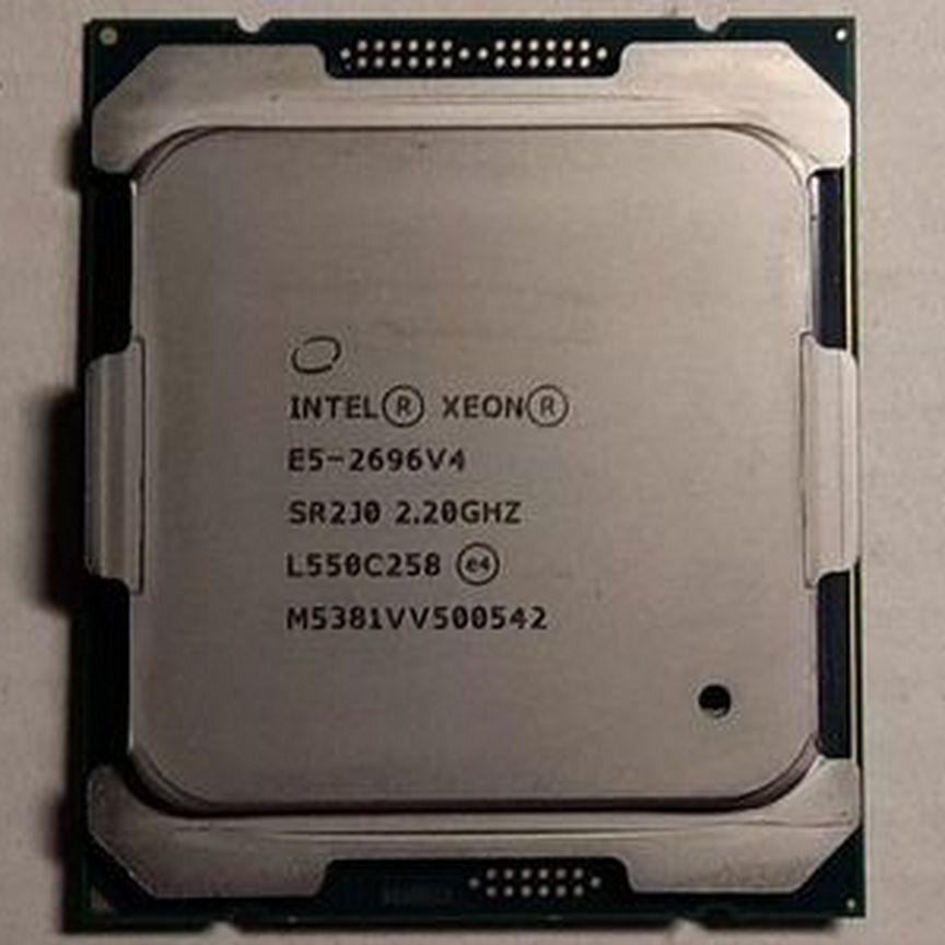 [E5-2696V4] Xeon 3,70ghz 55m Lga2011-3 22/44 Ядер E5-2696v4