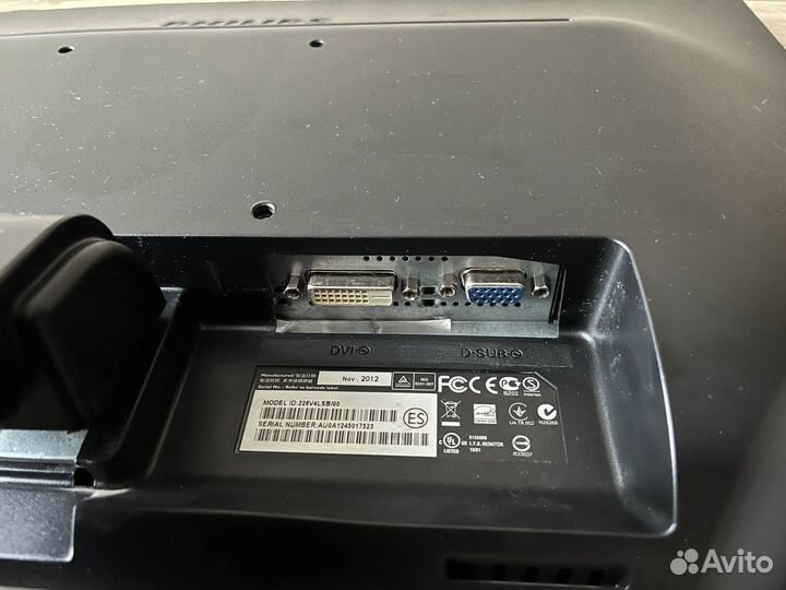 ЖК монитор Philips 21,5 дюйм (FullHD 1920x1080)