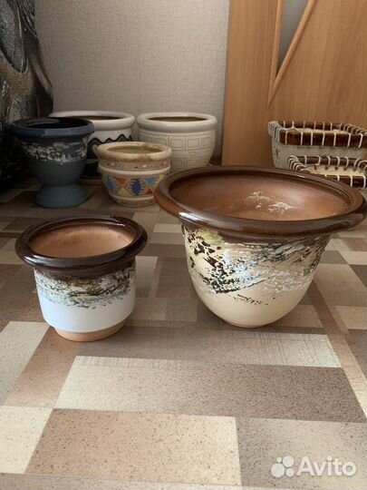 Горшок керамический для цветов