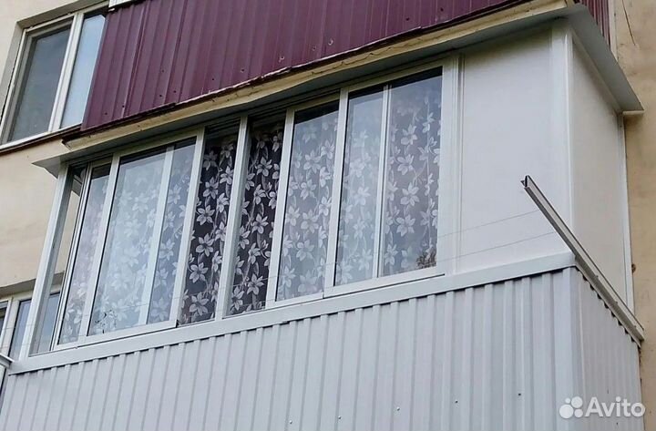 Остекление алюминиевым профилем. Рассрочка