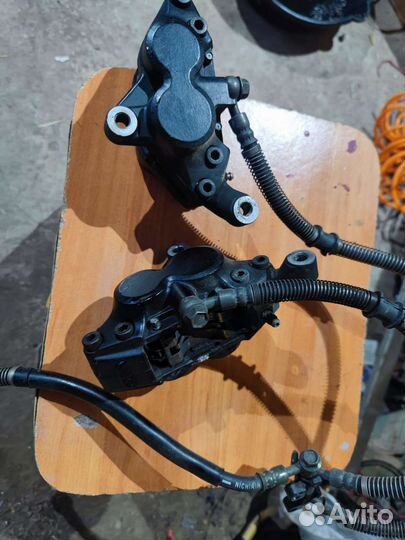 Передние суппорта и гидролиния yamaha vmax1200