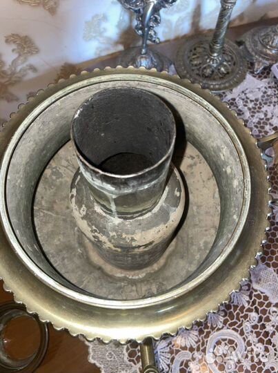 Самовар репа, ваза, на дровах или углях