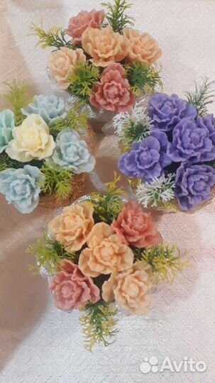 Букеты из мыла