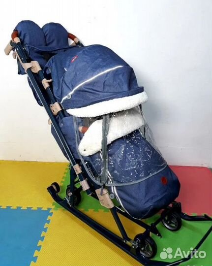 Санки коляска «Ника Детям 7-8»