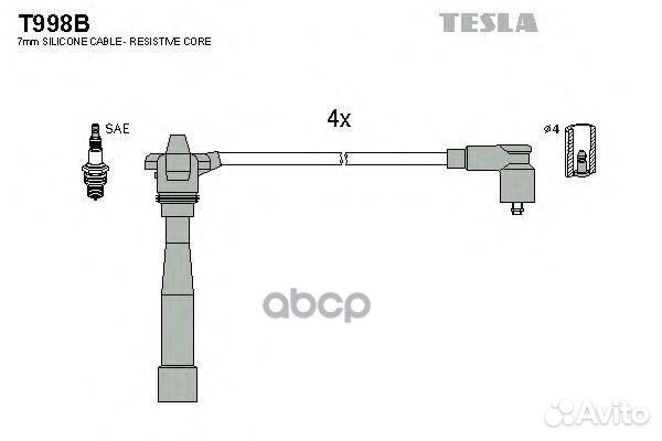 Комплект проводов Fiat T998B tesla