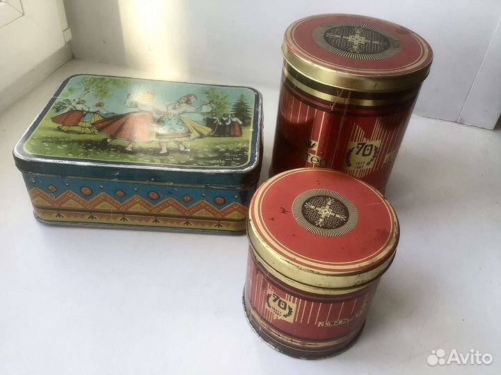 Коробка-банка. СССР. Жесть