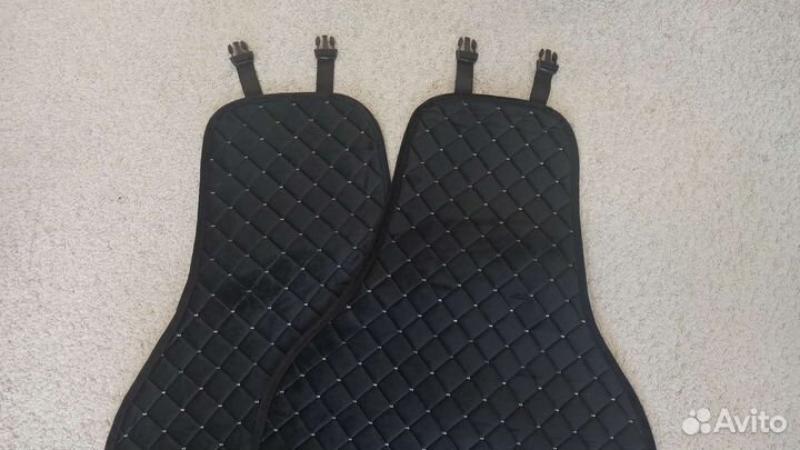 Накидка на автомобильное кресло Алькантара, мех