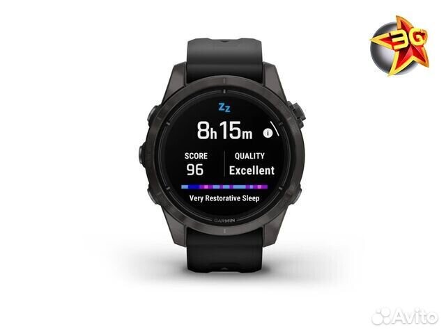 Часы Garmin epix Pro (Gen 2) Sapphire 42 mm Carbon