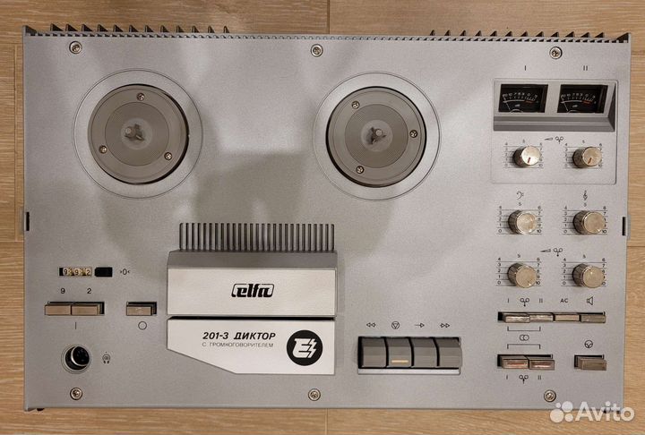 Бобинный магнитофон elfa 201-3 Диктор (новый,1989)