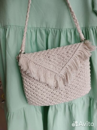 Макраме сумка летняя