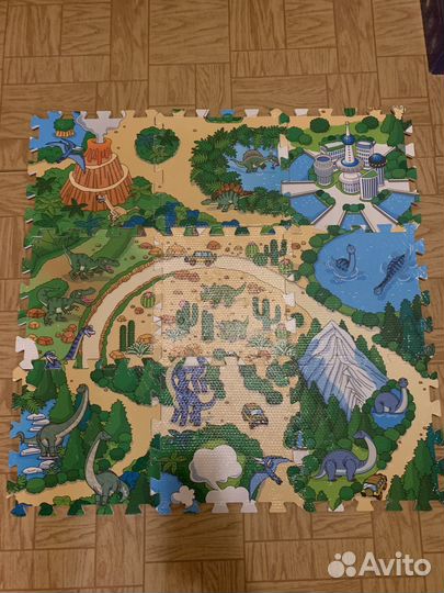 Детский коврик для ползания бу