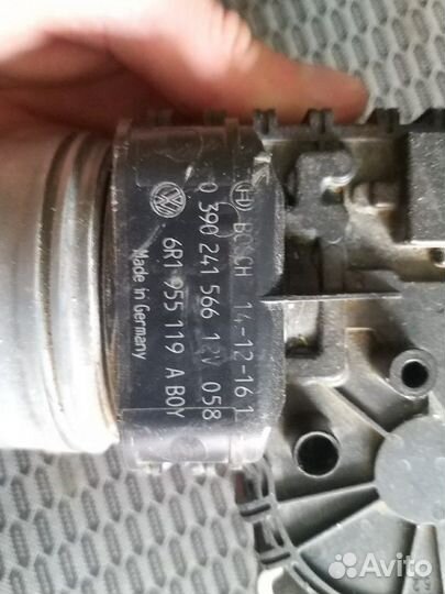 Моторчик дворников 15 000 км поло седан polo 5