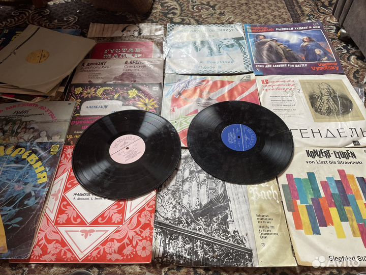 Виниловые пластинки СССР