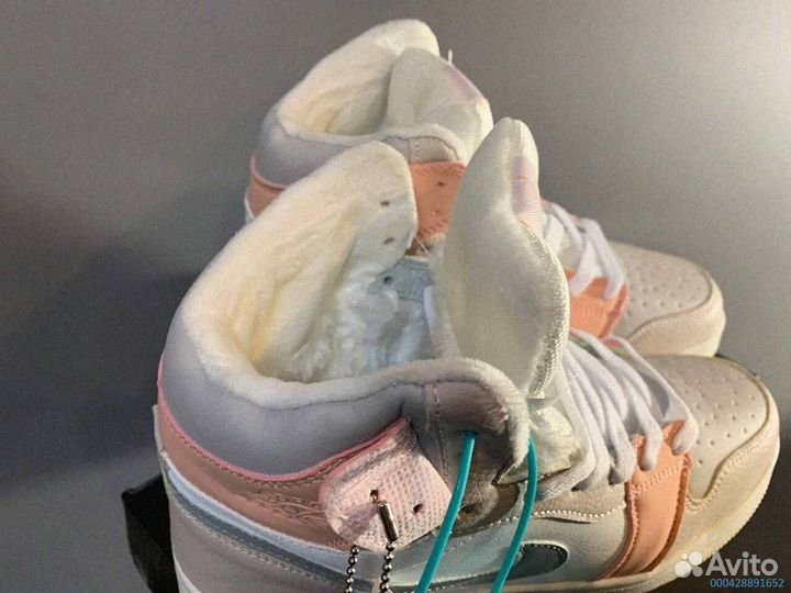 Кроссовки Nike Air Jordan тёплые (Арт.23249)