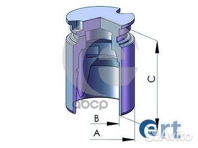 Поршень корпус скобы тормоза зад ERT 151258-C