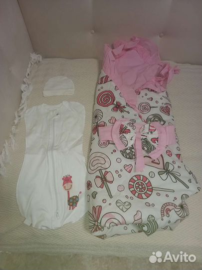 Конверт на выписку для девочки весна