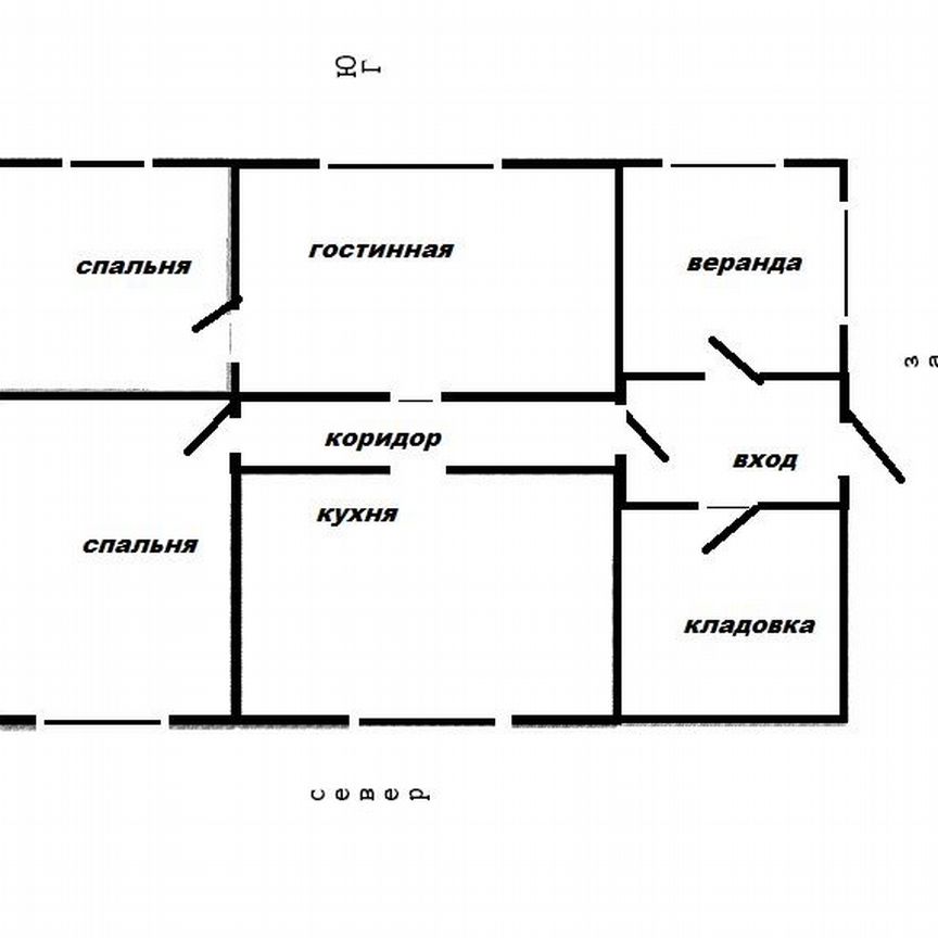 Квартира 3-комн. 54.3 м² в с. Парабель — фото 19 из 19