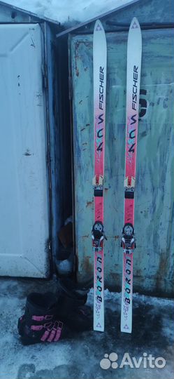 Горные лыжи с ботинками 42-43