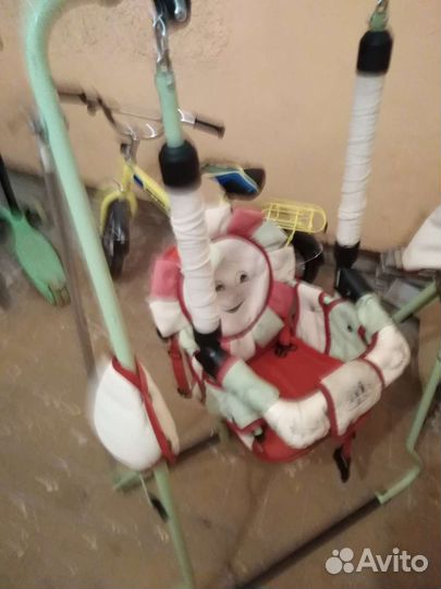 Качели детские для ребёнка от года до 3