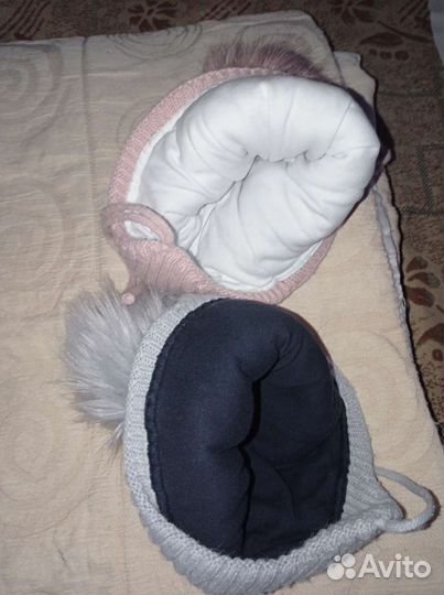 Детские шапки на два годика