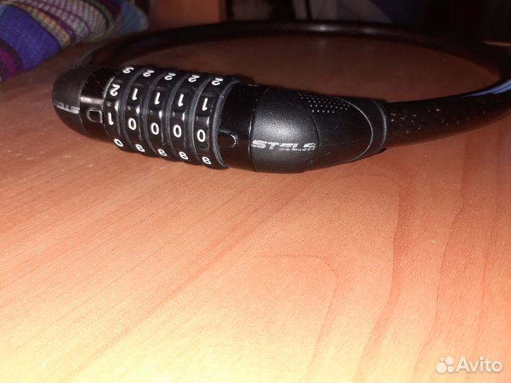 Велозамок stels 15мм800мм кодовый