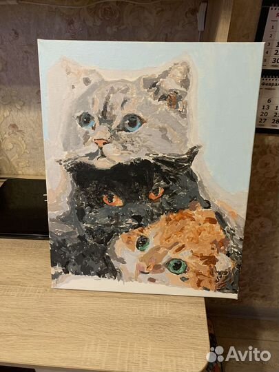 Картина на холсте «Три богатыря»