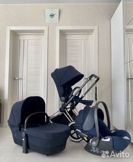 Коляска cybex 3 в 1 priam platinum