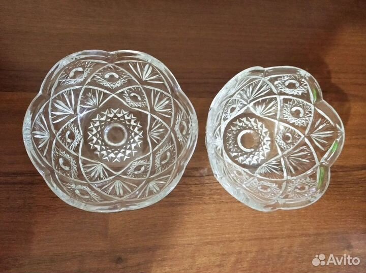 Хрустальные вазы из 70 годов СССР