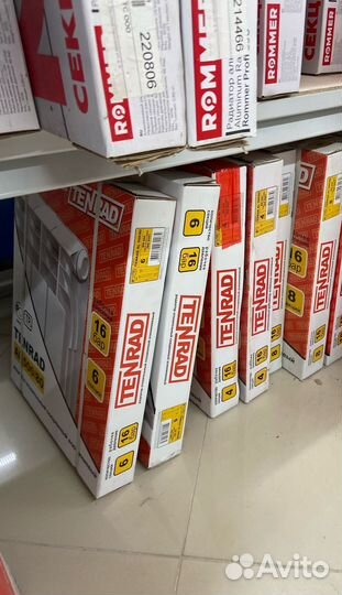 Биметаллический радиатор tenrad в ассорт