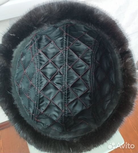 Норковая шапка мужская ушанка