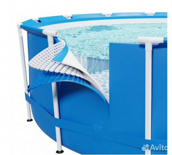 Каркасный бассейн 305х100 см с фильтром. Новый