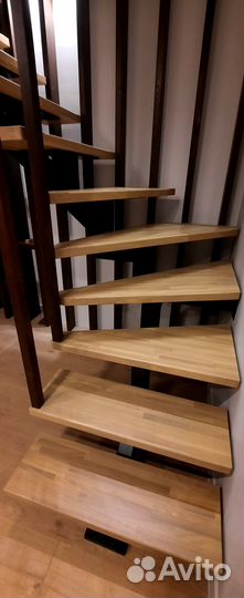 Лестница на металлокаркасе с выездом на замер